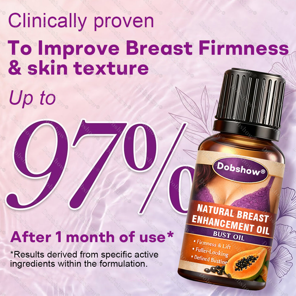 Dobshow® 🌿Natural Breast Enhancement Oil for Lift & Firming– Improve Elasticity & Shape