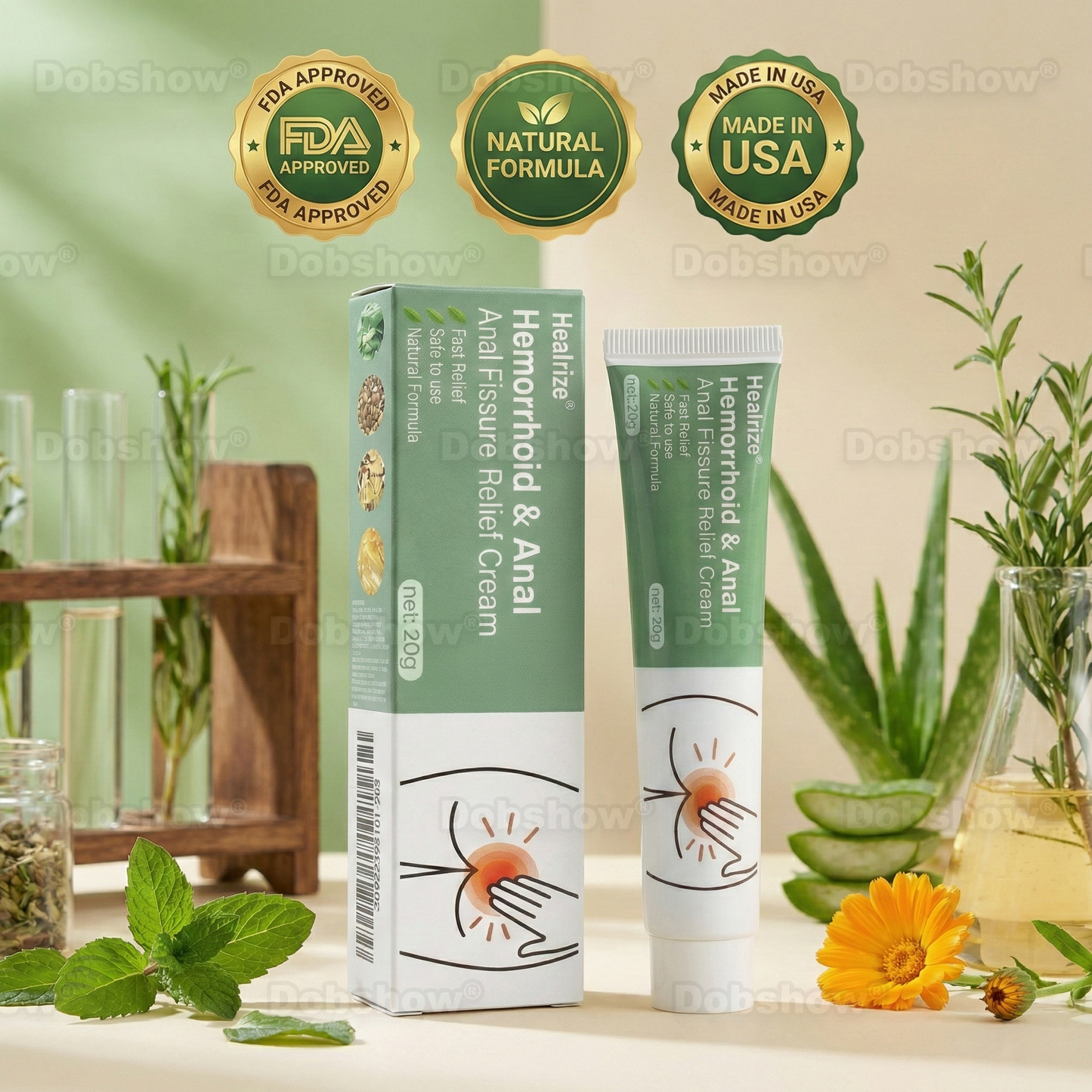 Healrize® Hemorrhoid & Anal Fissure Relief Cream