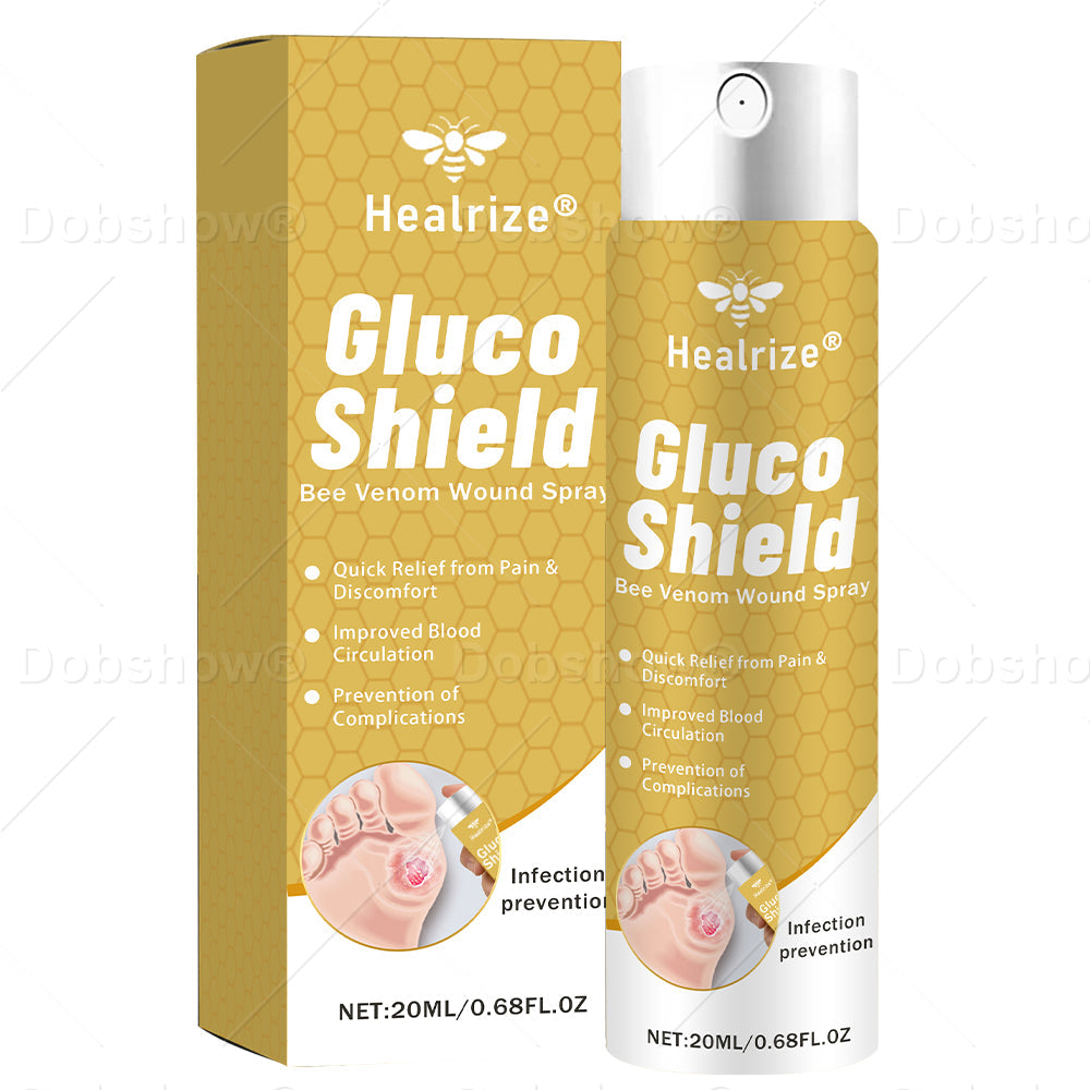 Healrize® 🔥GlucoShield Bee Venom Wound Spray—— Supports Skin Repair & Protects Diabetic Feet