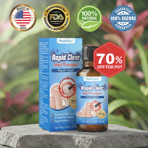Healrize®Nano Rapid Clear Nail Fungus Rapair Liquid🔥 – Effective in Seven Days, Permanently Eliminates the Root