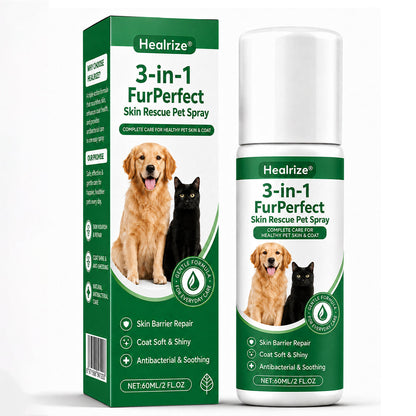 Healrize® 3 in 1 FurPerfect Skin Rescue Pet Spray