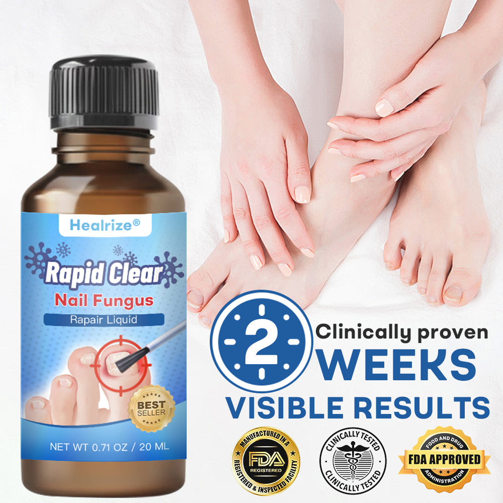 Healrize®Nano Rapid Clear Nail Fungus Rapair Liquid🔥 – Effective in Seven Days, Permanently Eliminates the Root