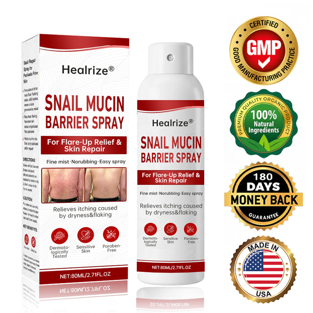 🔥 Healrize®🐌 Snail Mucin Barrier Spray for Flare-Up Relief & Skin Repair