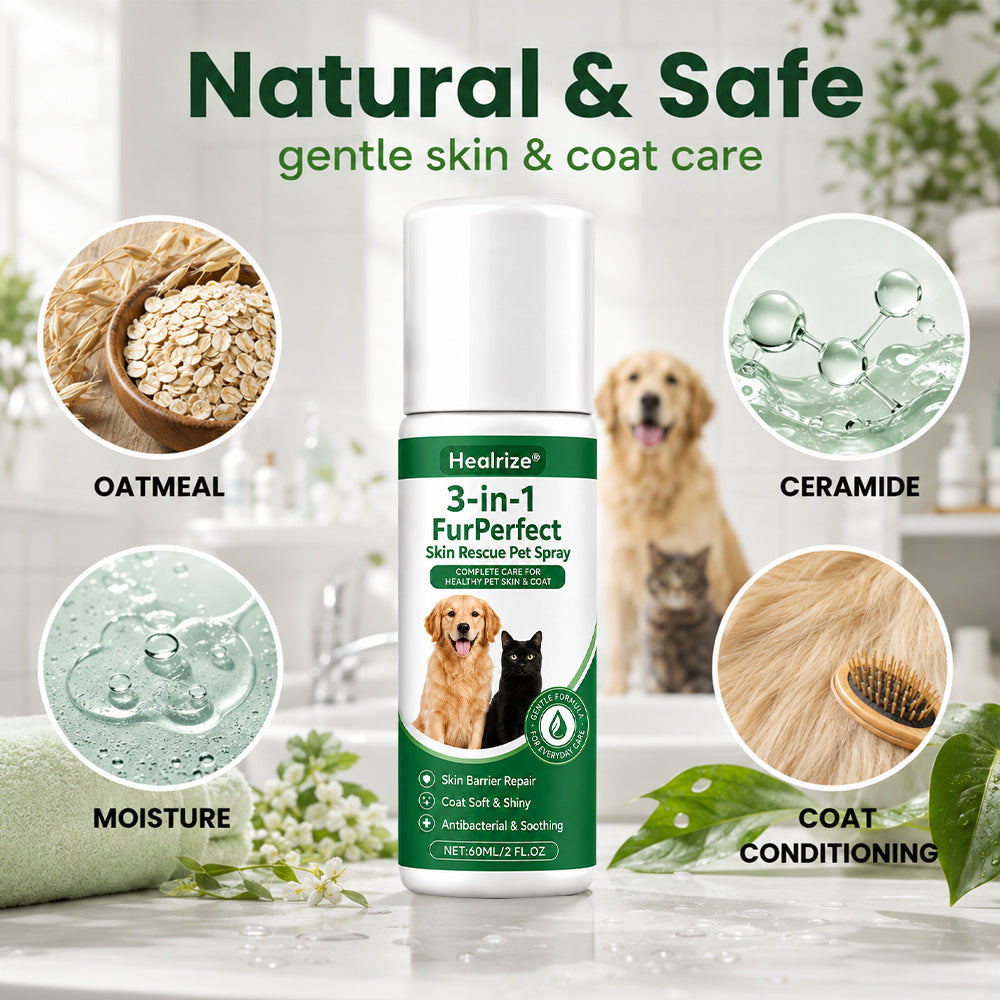 Healrize® 3 in 1 FurPerfect Skin Rescue Pet Spray