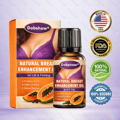 Dobshow® 🌿Natural Breast Enhancement Oil for Lift & Firming– Improve Elasticity & Shape