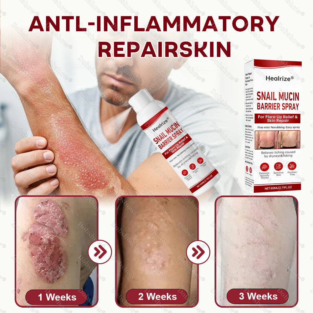 🔥 Healrize®🐌 Snail Mucin Barrier Spray for Flare-Up Relief & Skin Repair