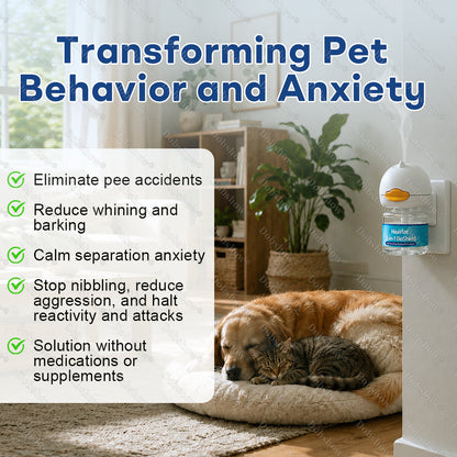 Healrize®3-in-1 BioShield 60-Day Dog Calming Diffuser Kit – Anxiety Relief, Sedation Support, Odor Control & Insect Repelling
