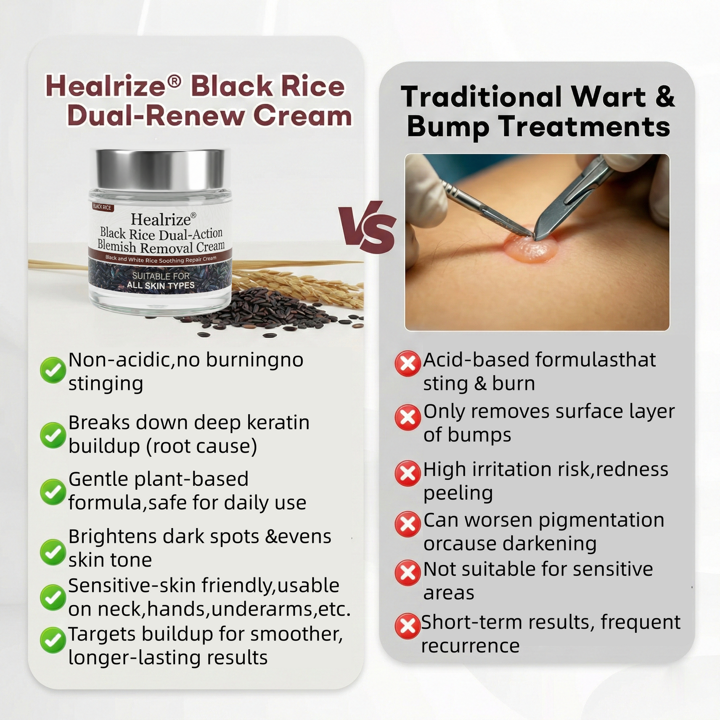 🌿Healrize®Black Rice Dual-Action Blemish Removal Cream