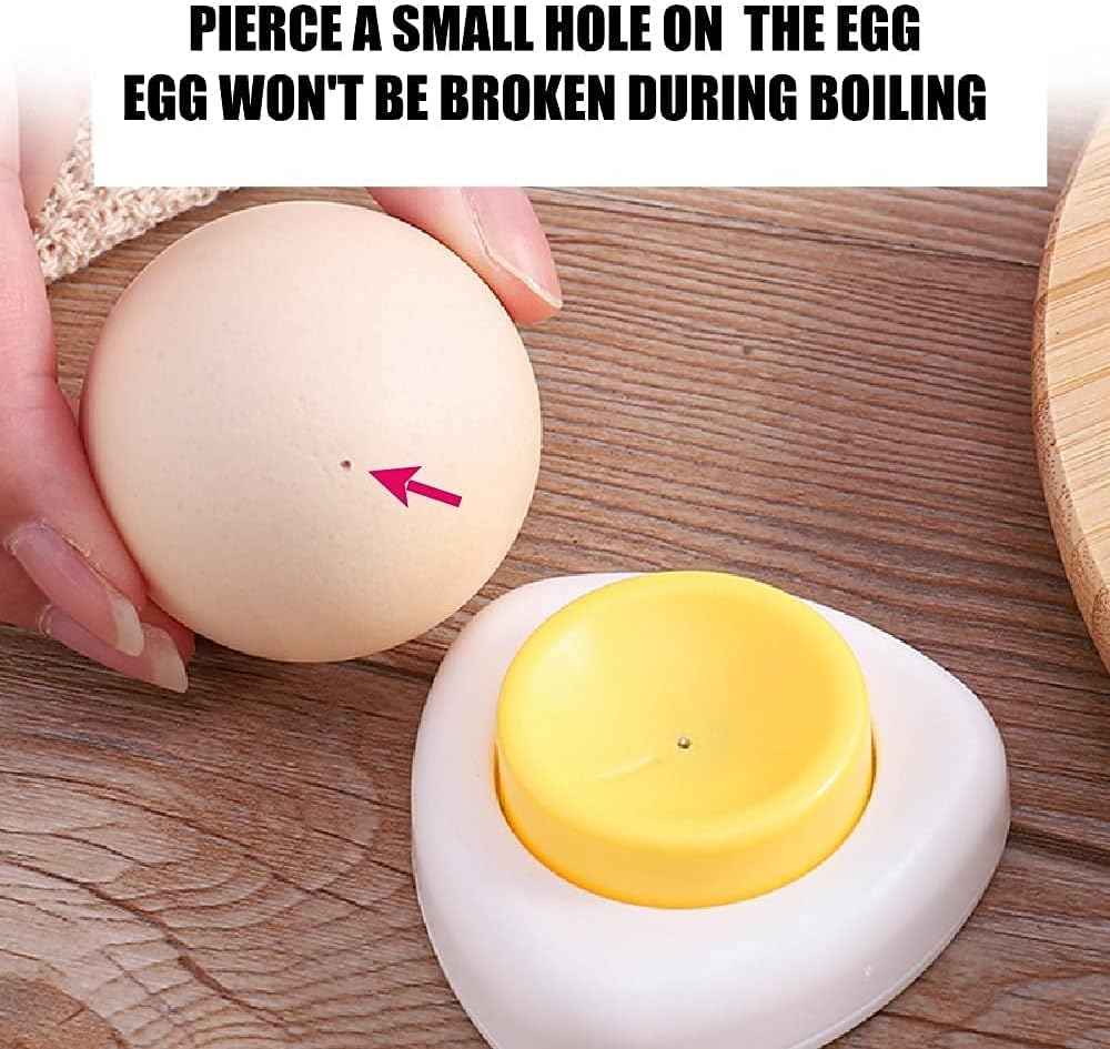 Kitchen Egg Hole Puncher Anti-burst Design for Boiled & Steamed Eggs Multifunctional Household Tool Compact Practical Easy to Use