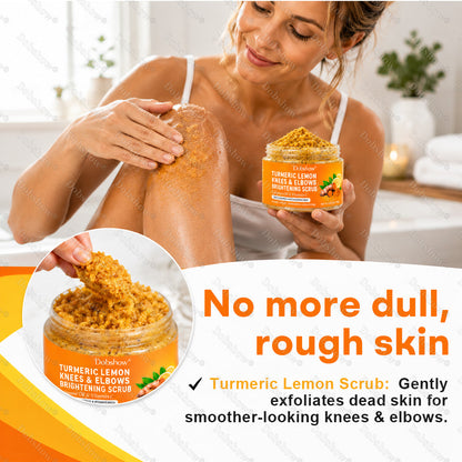 Dobshow®Turmeric Lemon Knees & Elbows Brightening Scrub