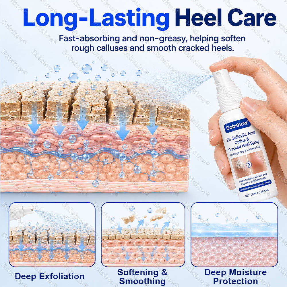 Dobshow® 2% Salicylic Acid Callus & Cracked Heel Spray