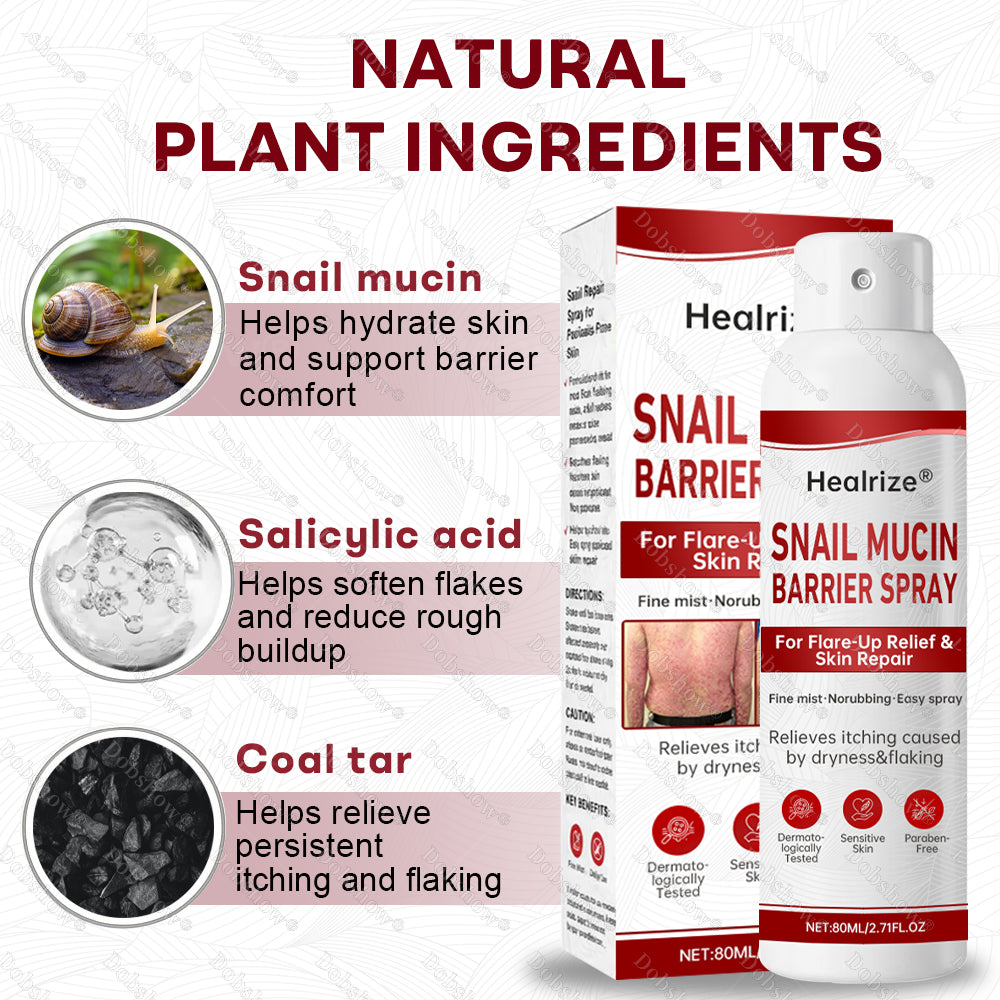 🔥 Healrize®🐌 Snail Mucin Barrier Spray for Flare-Up Relief & Skin Repair