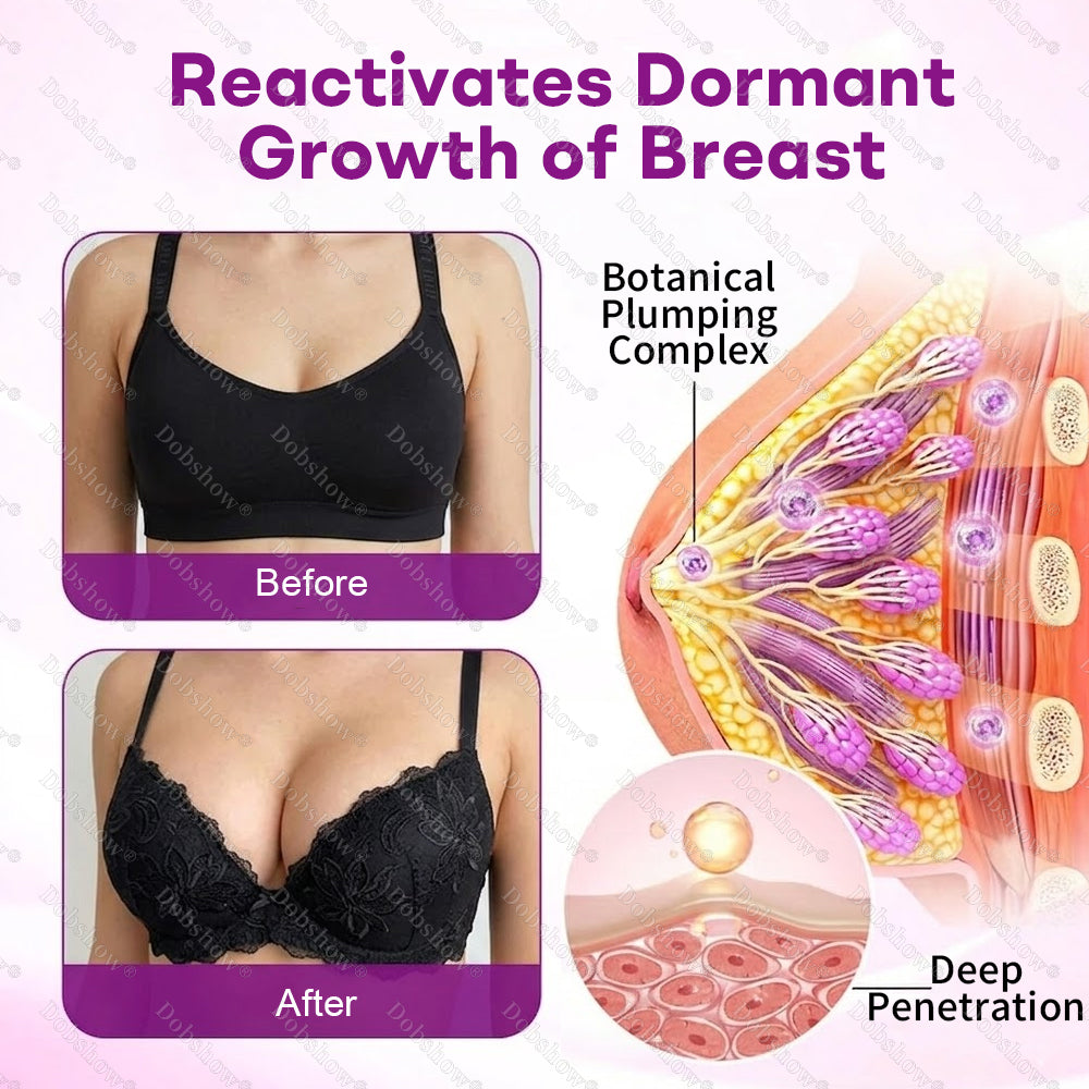 Dobshow® 🌿Natural Breast Enhancement Oil for Lift & Firming– Improve Elasticity & Shape