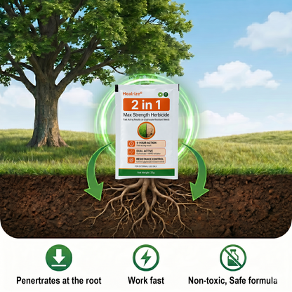 🏆𝙊𝙛𝙛𝙞𝙘𝙞𝙖𝙡 𝙎𝙩𝙤𝙧𝙚 |🍂 Healrize® 𝟐-𝐢𝐧-𝟏 𝐌𝐚𝐱 𝐒𝐭𝐫𝐞𝐧𝐠𝐭𝐡 𝐇𝐞𝐫𝐛𝐢𝐜𝐢𝐝𝐞: Fast Acting Results on Glyphosate-Resistant Weeds⚡