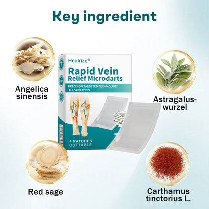 👨‍⚕️✅Healrize® Rapid Vein Relief Microdarts | 7-Day Visible & ALL SKIN TYPES ✨