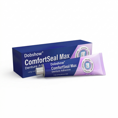 ✨Dobshow® ComfortSeal Max Denture Adhesive—🦷96-hour long-lasting, heat adaptive technology