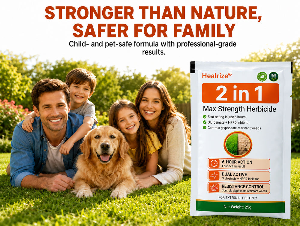 🏆𝙊𝙛𝙛𝙞𝙘𝙞𝙖𝙡 𝙎𝙩𝙤𝙧𝙚 |🍂 Healrize® 𝟐-𝐢𝐧-𝟏 𝐌𝐚𝐱 𝐒𝐭𝐫𝐞𝐧𝐠𝐭𝐡 𝐇𝐞𝐫𝐛𝐢𝐜𝐢𝐝𝐞: Fast Acting Results on Glyphosate-Resistant Weeds⚡