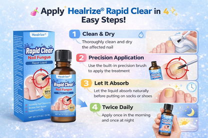 Healrize®Nano Rapid Clear Nail Fungus Rapair Liquid🔥 – Effective in Seven Days, Permanently Eliminates the Root