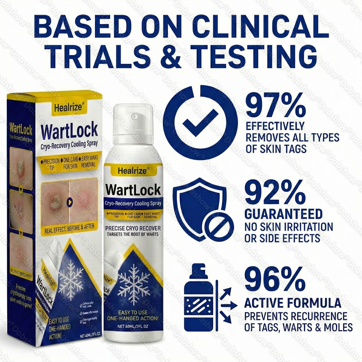 ❄️Healrize®❄️WartLock Cryo-Recovery Cooling Spray---Stubborn Skin Bumps & Rough Spots