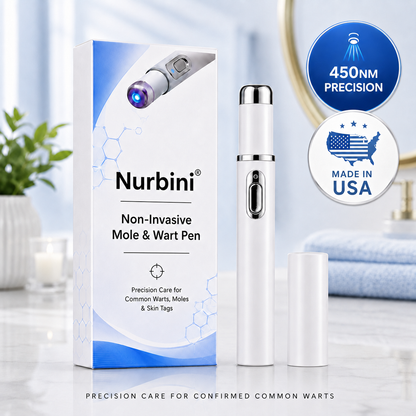 Nurbini® 💙Non-Invasive Mole & Wart Pen | Precision Care for Common Warts, Moles & Skin Tags