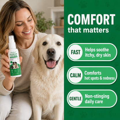 Healrize®Pet Wound Care Spray – Gentle & Non-Irritating
