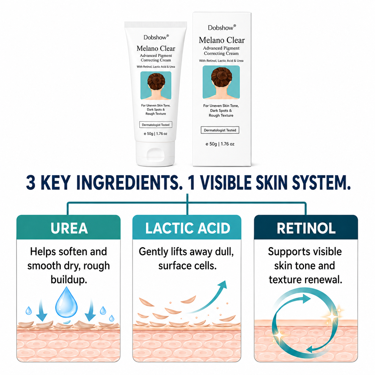 Dobshow® Melano Clear  Advanced Pigment Correcting Cream