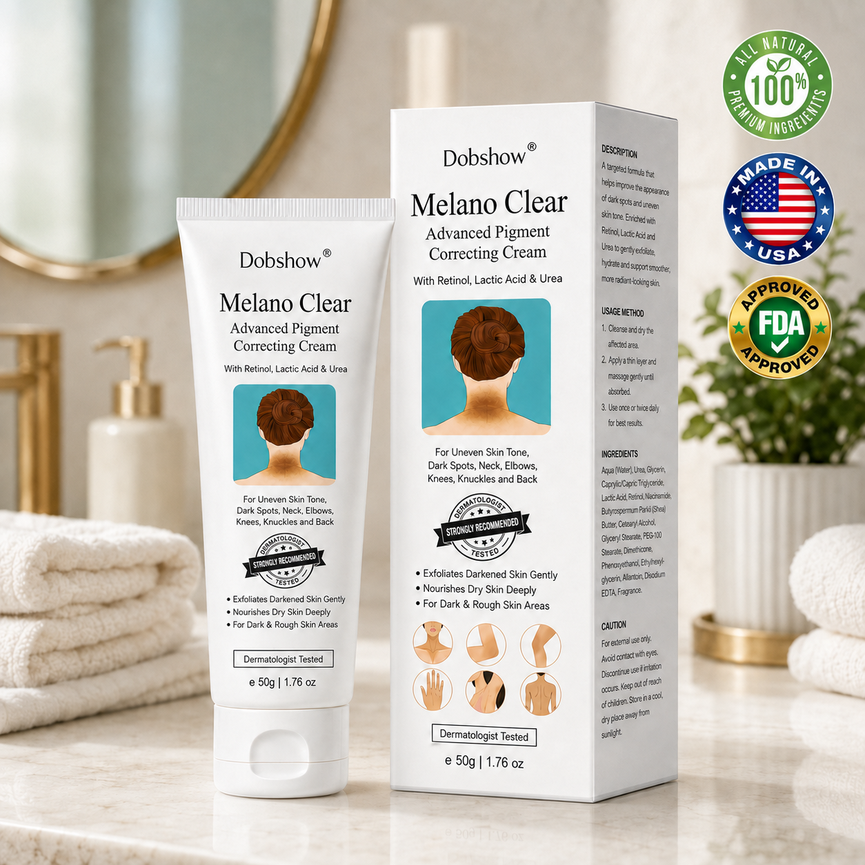 Dobshow® Melano Clear  Advanced Pigment Correcting Cream