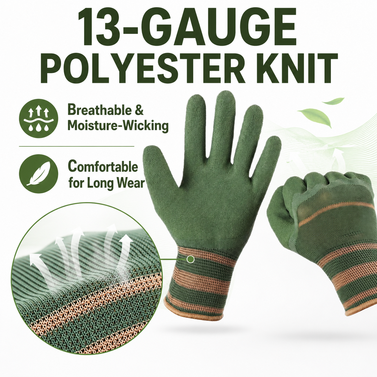 🍂Sfrcord® Heavy-Duty Waterproof Gardening & Work Gloves with Anti-Slip Rubber Grip