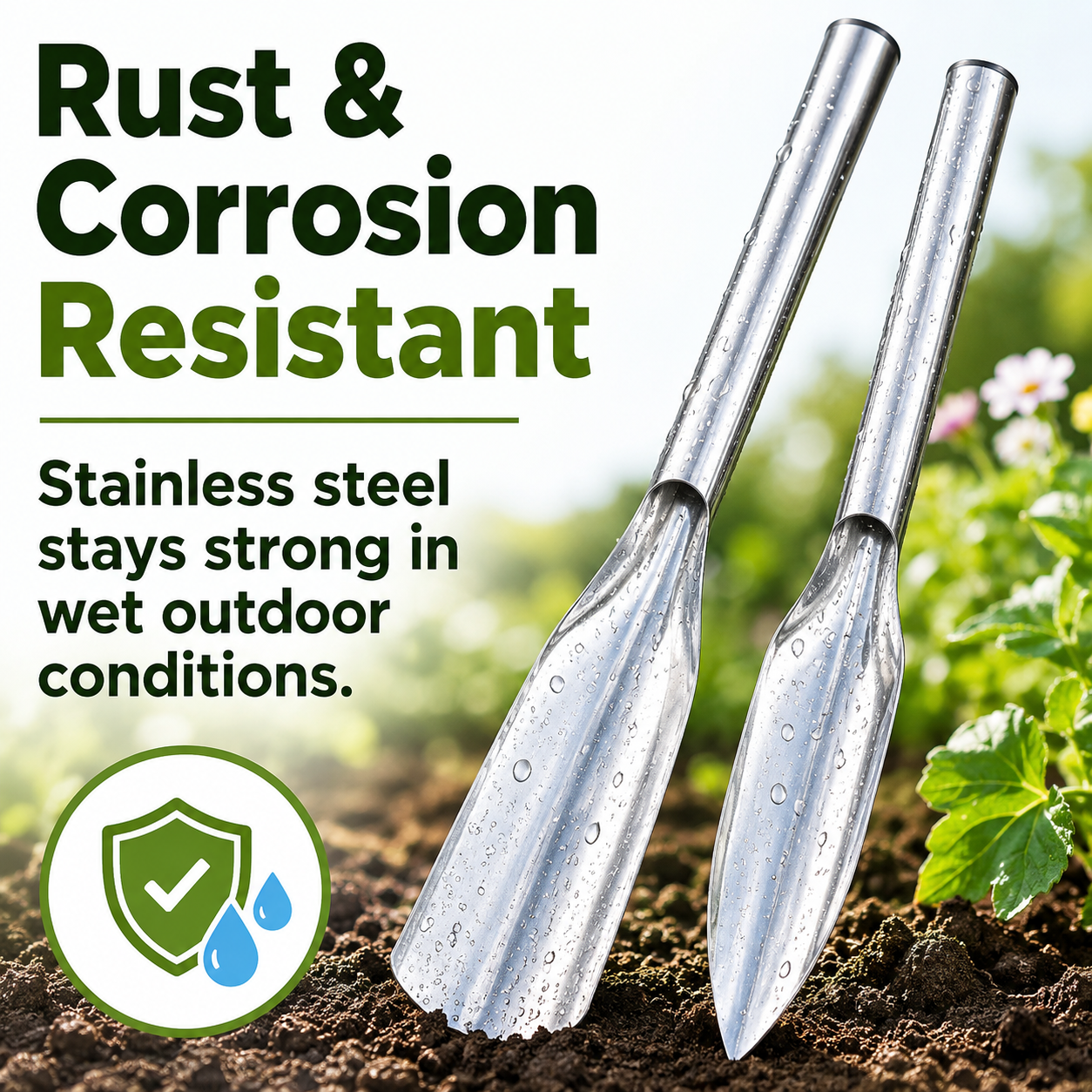 🍂MCOIKY® Stainless Steel Garden Digging & Transplanting Tool Set