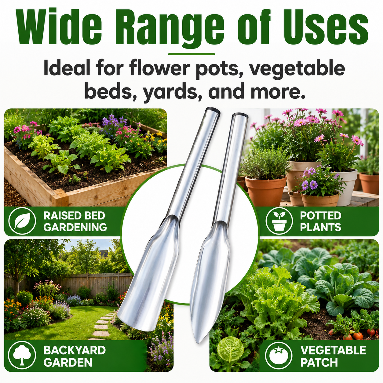 🍂MCOIKY® Stainless Steel Garden Digging & Transplanting Tool Set