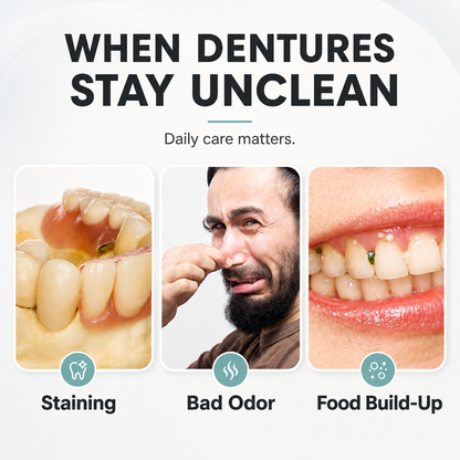 MCOIKY® Precision Dual-Head Denture & Retainer Cleaning Brush