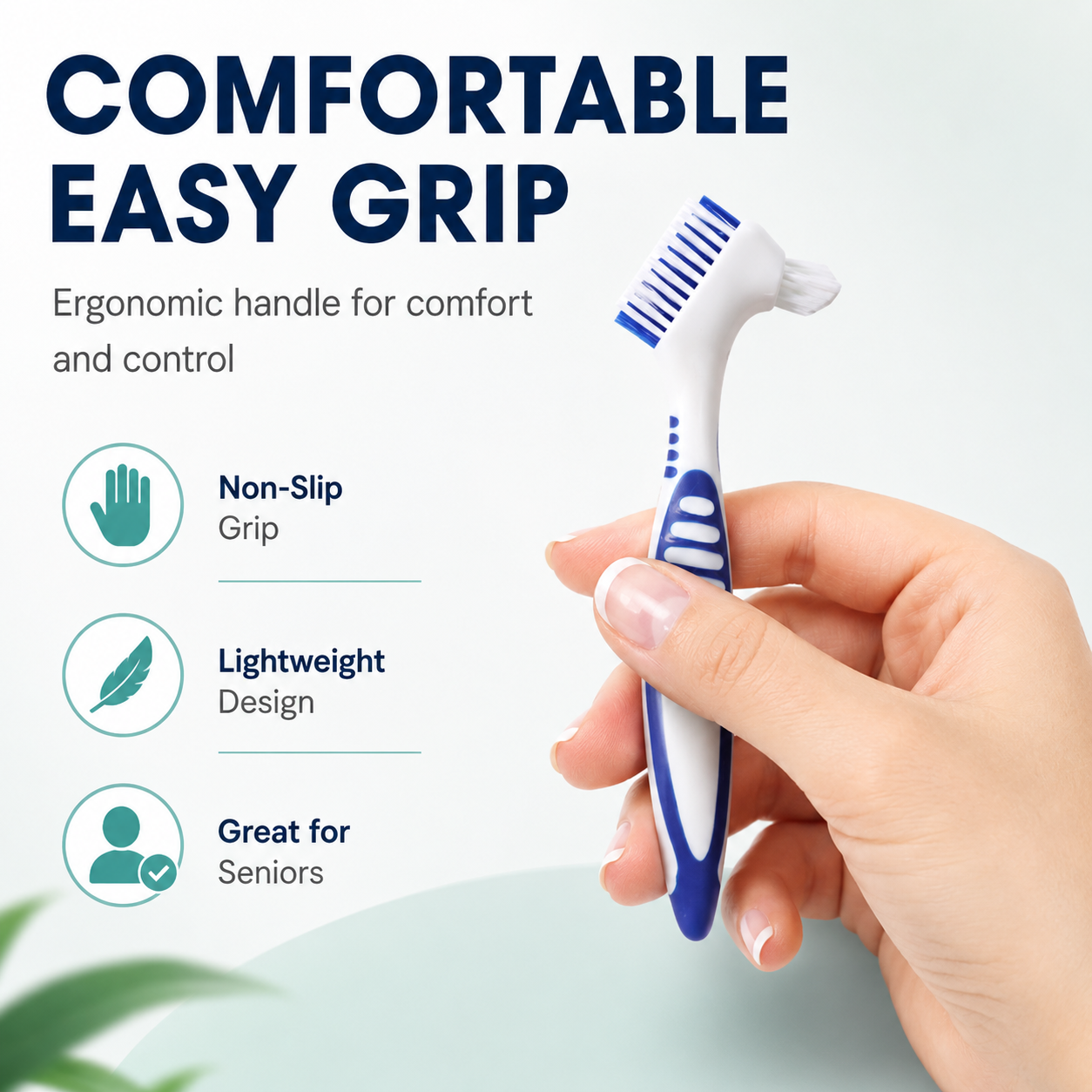 MCOIKY® Precision Dual-Head Denture & Retainer Cleaning Brush