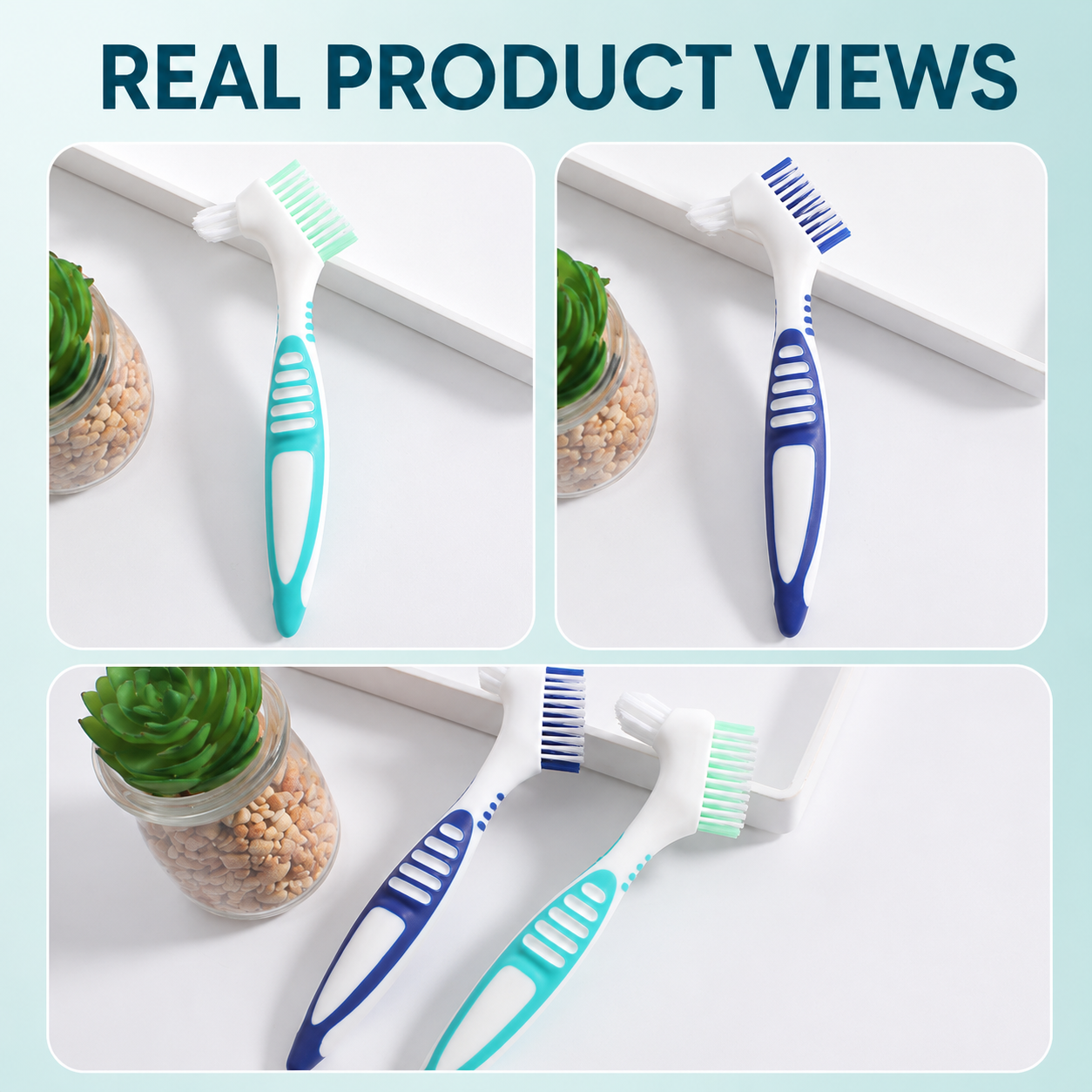 MCOIKY® Precision Dual-Head Denture & Retainer Cleaning Brush